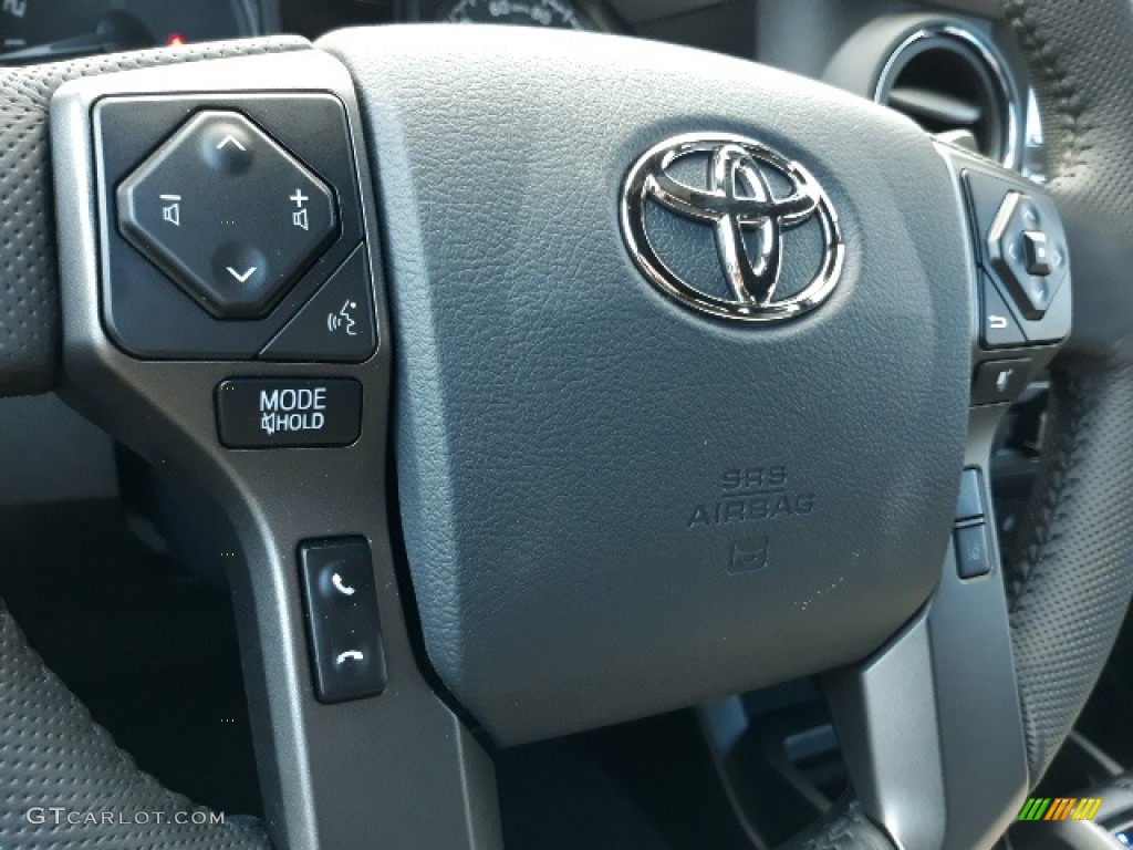 2020 Toyota Tacoma TRD Off Road Double Cab 4x4 TRD Cement/Black Steering Wheel Photo #136629654