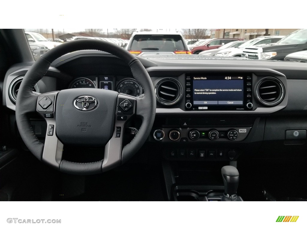 2020 Toyota Tacoma TRD Sport Double Cab 4x4 TRD Cement/Black Dashboard Photo #136631638