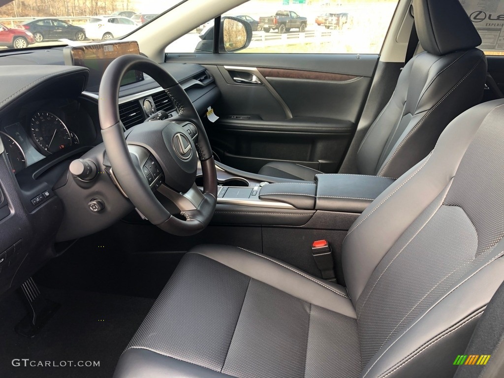 Black Interior 2020 Lexus RX 350 AWD Photo #136634542