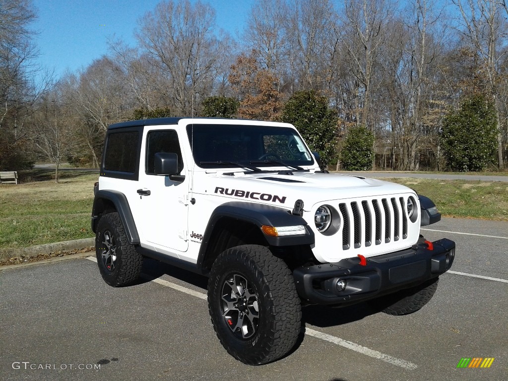 Bright White 2020 Jeep Wrangler Rubicon 4x4 Exterior Photo #136634722