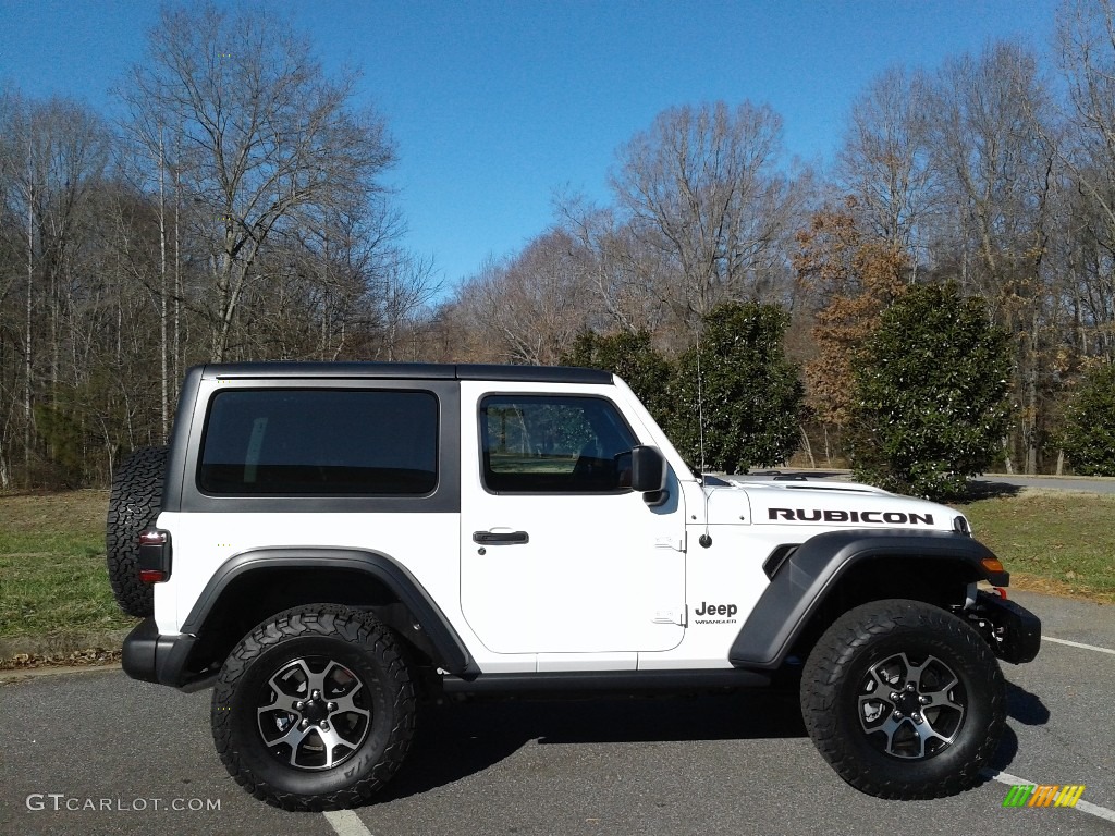 Bright White 2020 Jeep Wrangler Rubicon 4x4 Exterior Photo #136634752