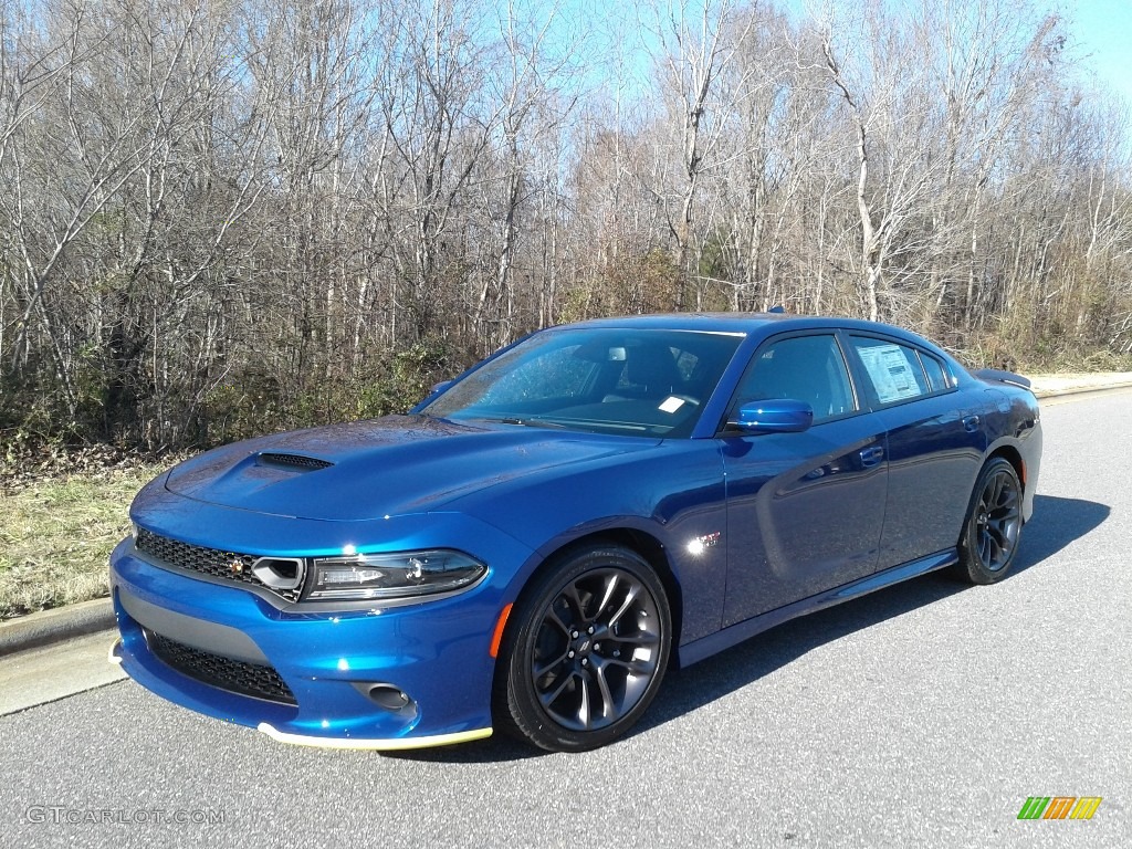 IndiGo Blue 2020 Dodge Charger Scat Pack Exterior Photo #136635562