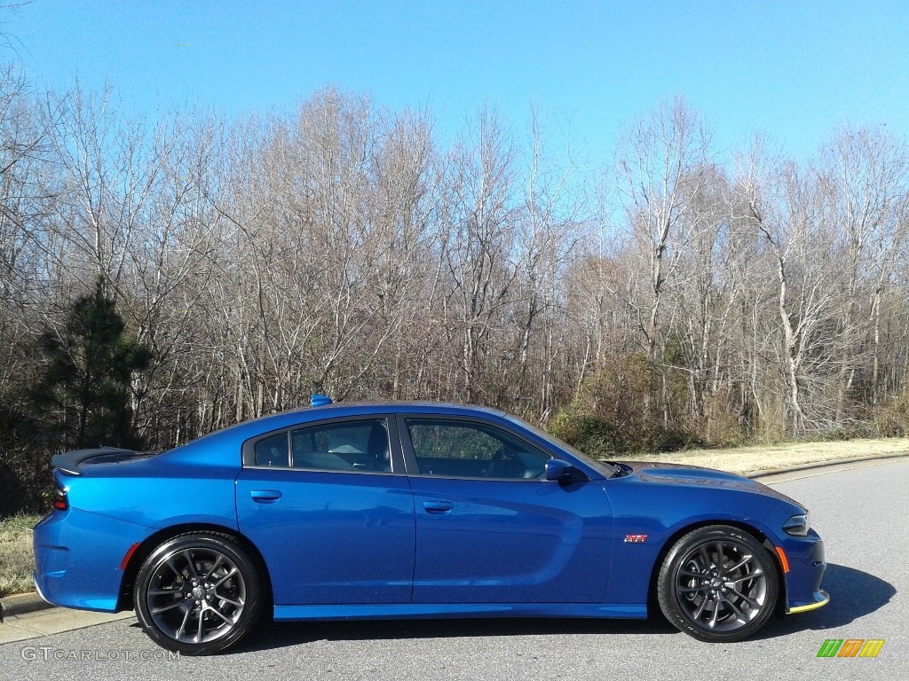 IndiGo Blue 2020 Dodge Charger Scat Pack Exterior Photo #136635643