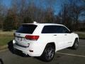 2020 Bright White Jeep Grand Cherokee Overland 4x4  photo #6