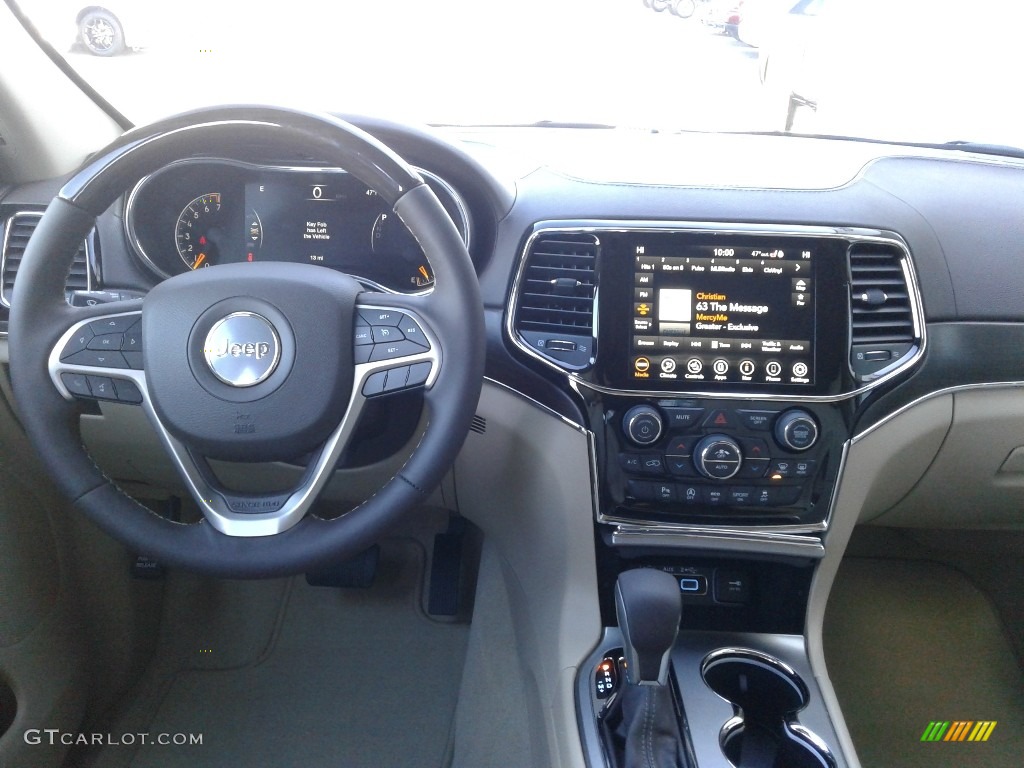 2020 Grand Cherokee Overland 4x4 - Bright White / Light Frost/Brown photo #14