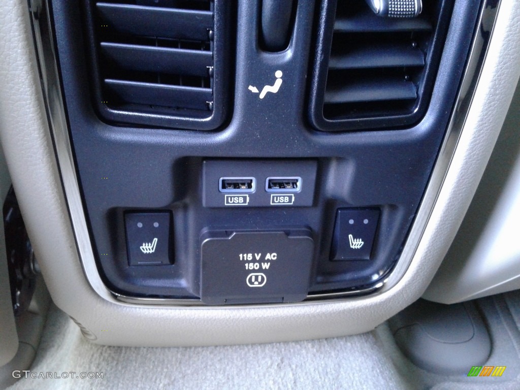 2020 Grand Cherokee Overland 4x4 - Bright White / Light Frost/Brown photo #15