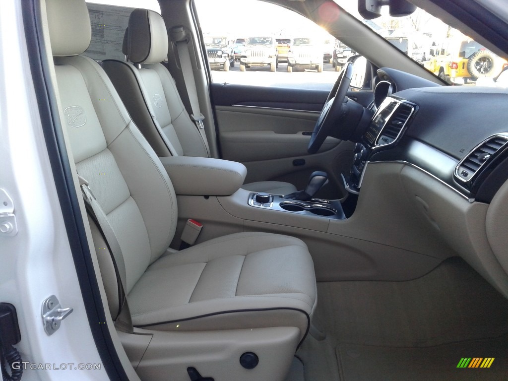 2020 Grand Cherokee Overland 4x4 - Bright White / Light Frost/Brown photo #21