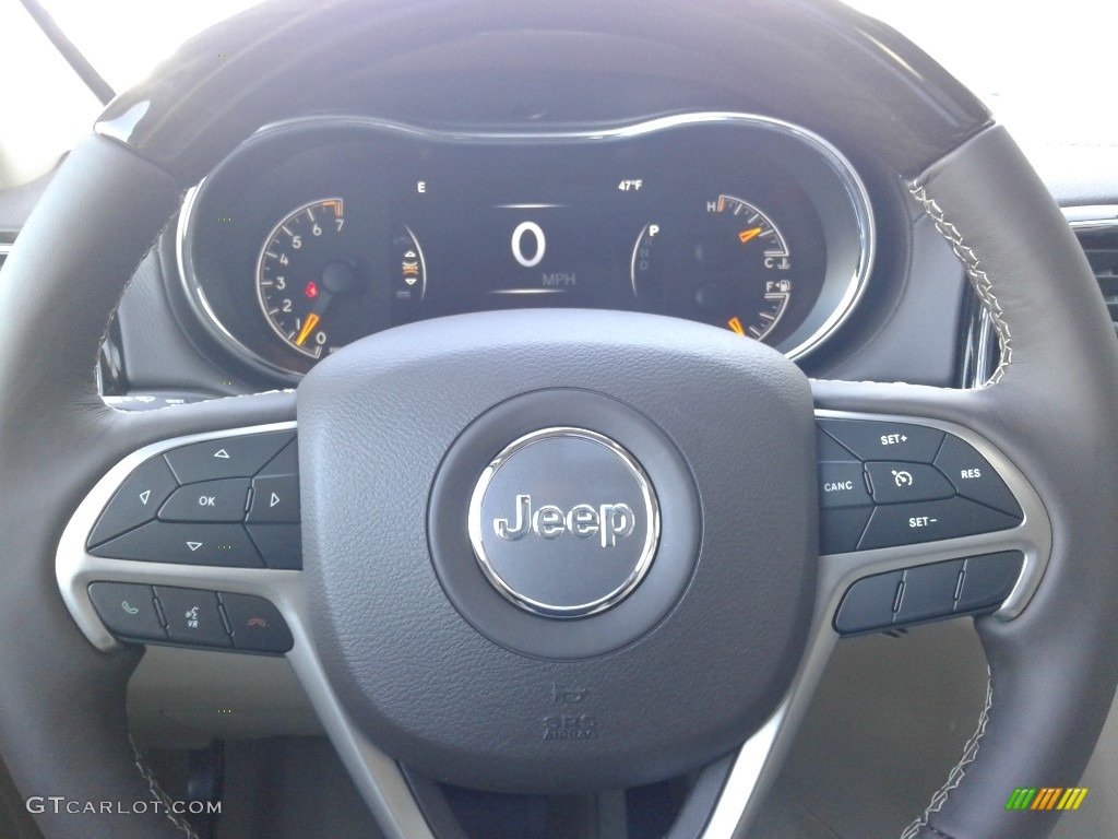 2020 Grand Cherokee Overland 4x4 - Bright White / Light Frost/Brown photo #23