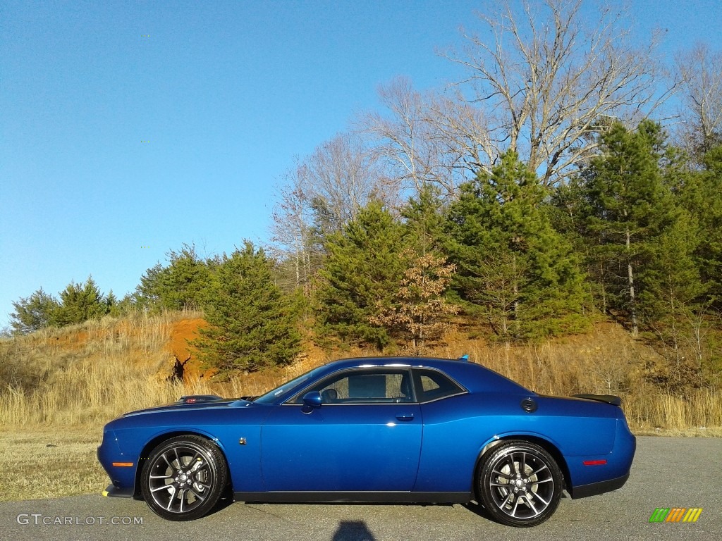 IndiGo Blue Dodge Challenger