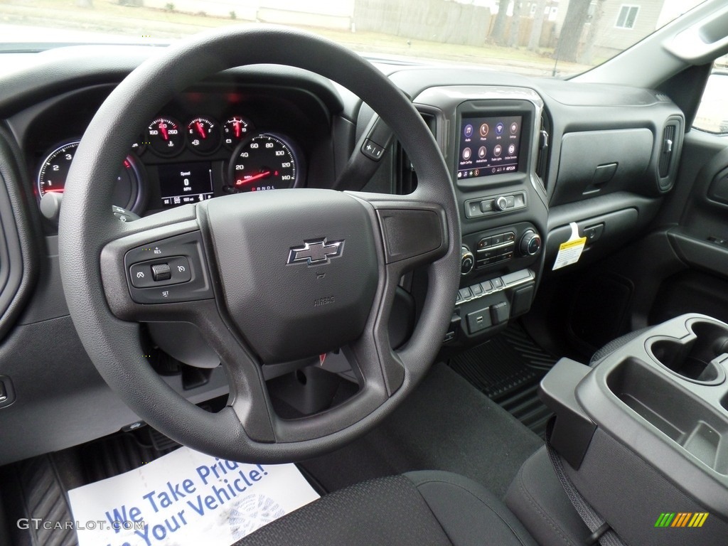 2020 Chevrolet Silverado 1500 Custom Trail Boss Double Cab 4x4 Jet Black Dashboard Photo #136637381