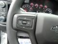 Jet Black 2020 Chevrolet Silverado 1500 Custom Trail Boss Double Cab 4x4 Steering Wheel