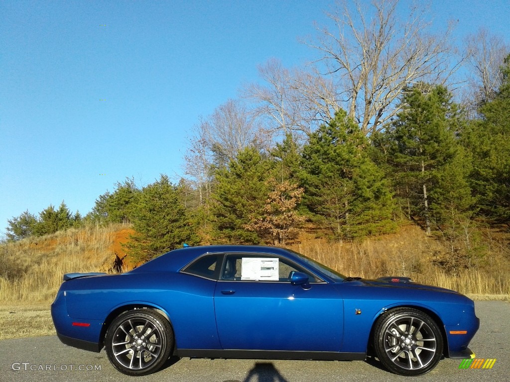 IndiGo Blue 2020 Dodge Challenger R/T Scat Pack Shaker Exterior Photo #136637515