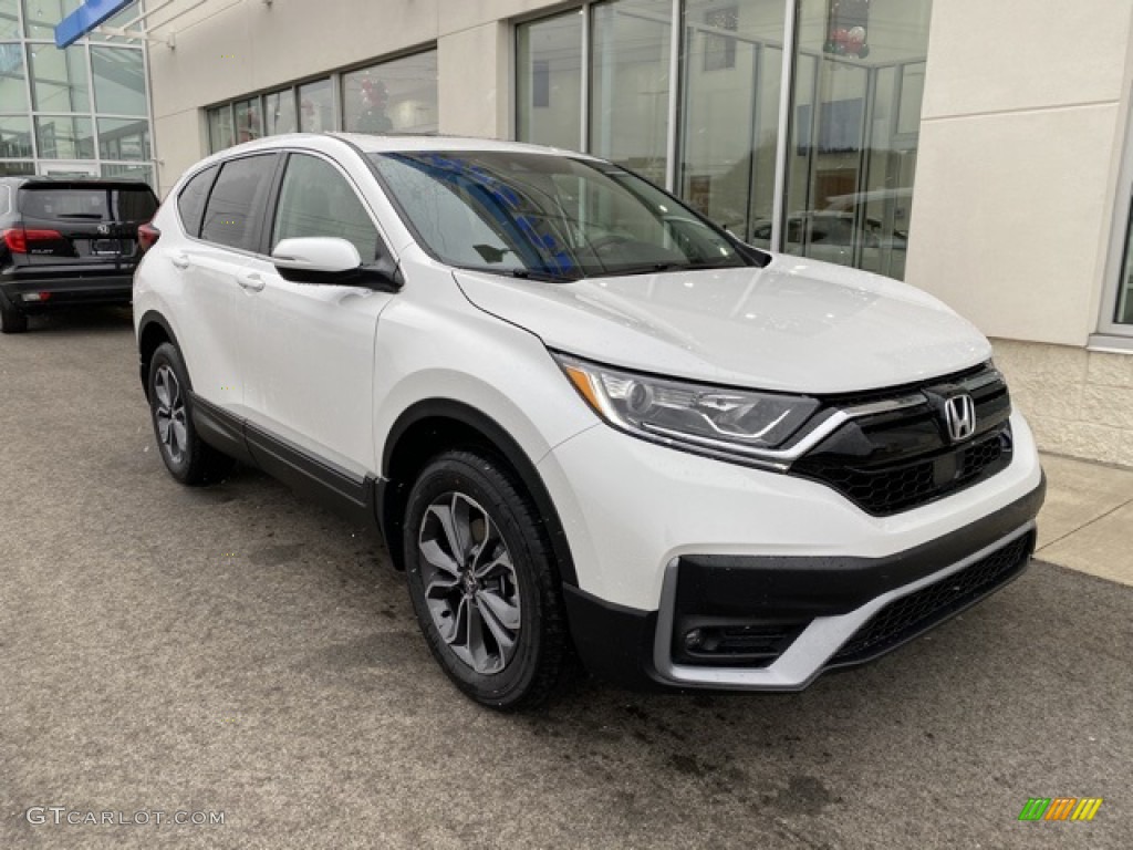 Platinum White Pearl 2020 Honda CR-V EX-L AWD Exterior Photo #136638496