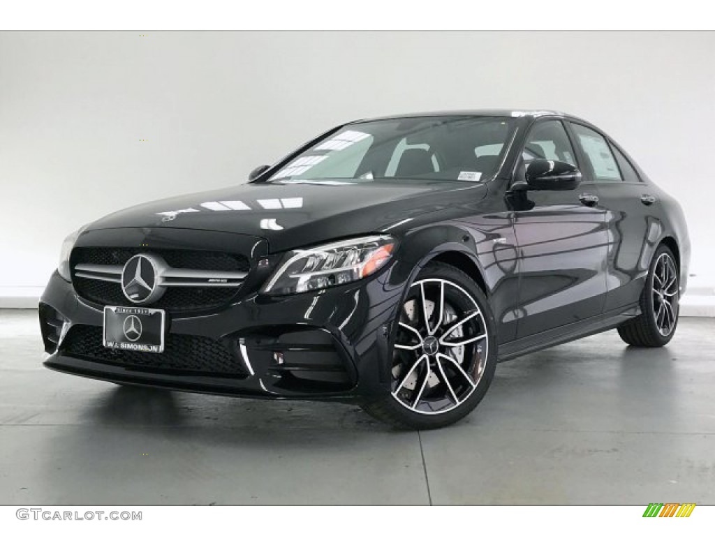 Black 2020 Mercedes-Benz C AMG 43 4Matic Sedan Exterior Photo #136643716