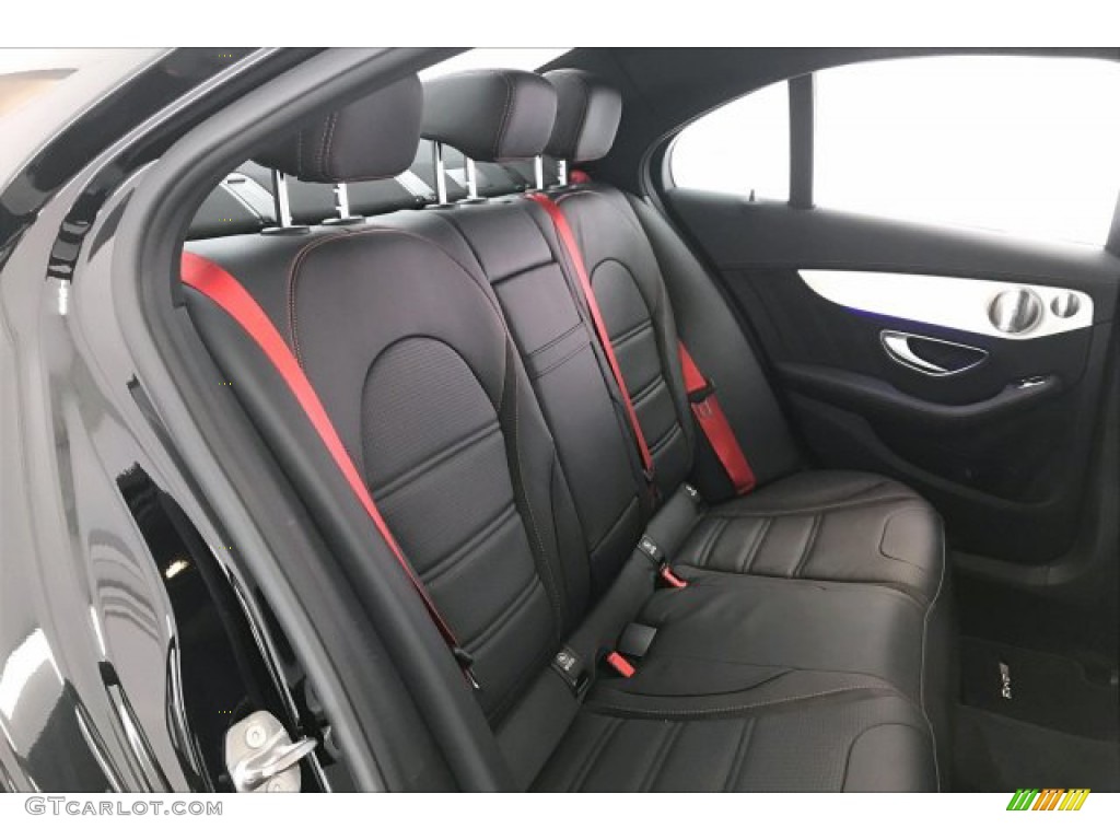 Black Interior 2020 Mercedes-Benz C AMG 43 4Matic Sedan Photo #136643731