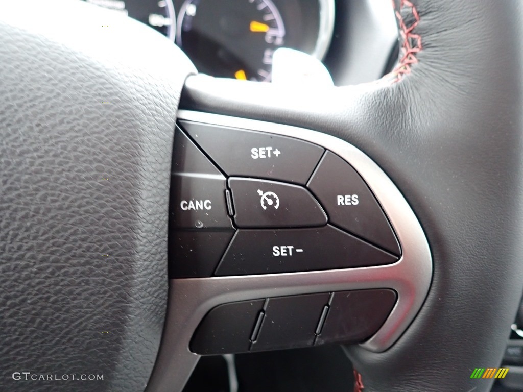 2020 Jeep Grand Cherokee Trailhawk 4x4 Black Steering Wheel Photo #136643911