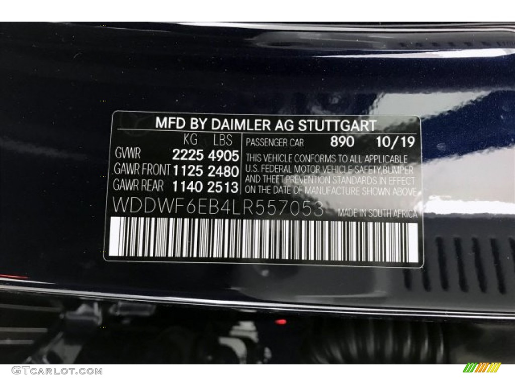 2020 C AMG 43 4Matic Sedan - Lunar Blue Metallic / Saddle Brown/Black photo #24