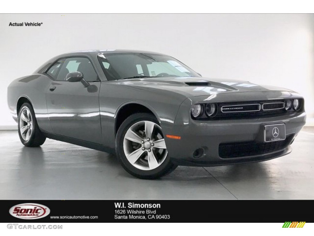 2017 Challenger SXT - Destroyer Grey / Black photo #1