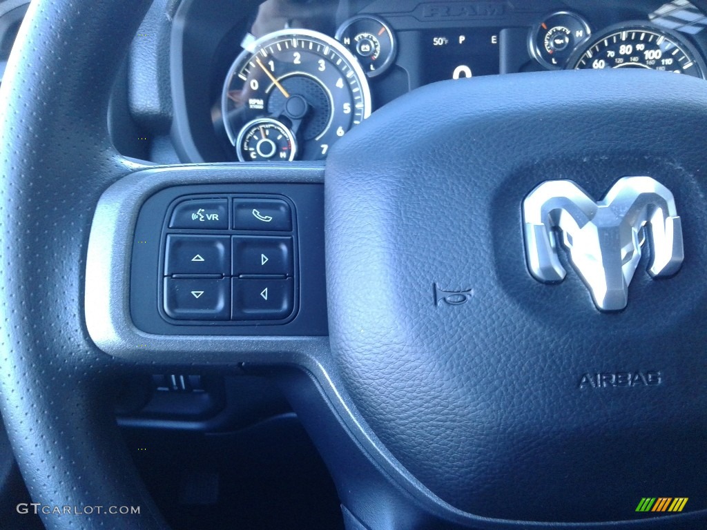 2020 Ram 2500 Tradesman Crew Cab 4x4 Black Steering Wheel Photo #136647835