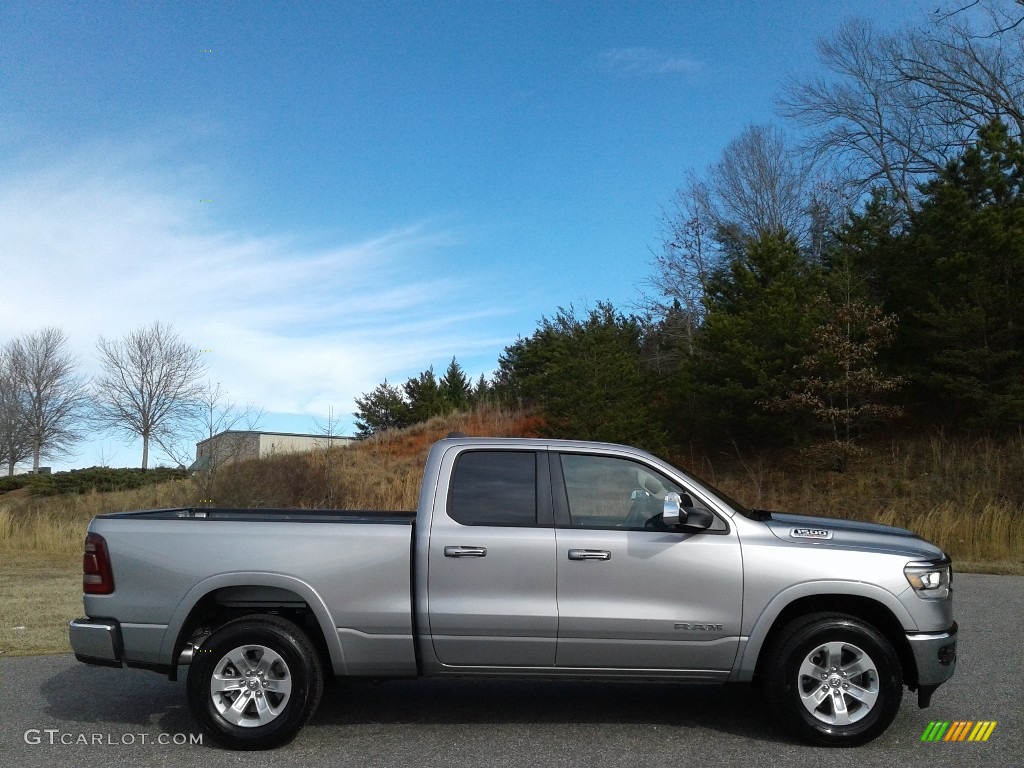 2020 1500 Laramie Quad Cab 4x4 - Billet Silver Metallic / Black photo #5