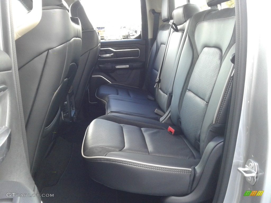 Black Interior 2020 Ram 1500 Laramie Quad Cab 4x4 Photo #136649572