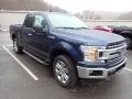 2020 Blue Jeans Ford F150 XLT SuperCab 4x4  photo #3