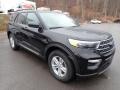 2020 Agate Black Metallic Ford Explorer XLT 4WD  photo #3