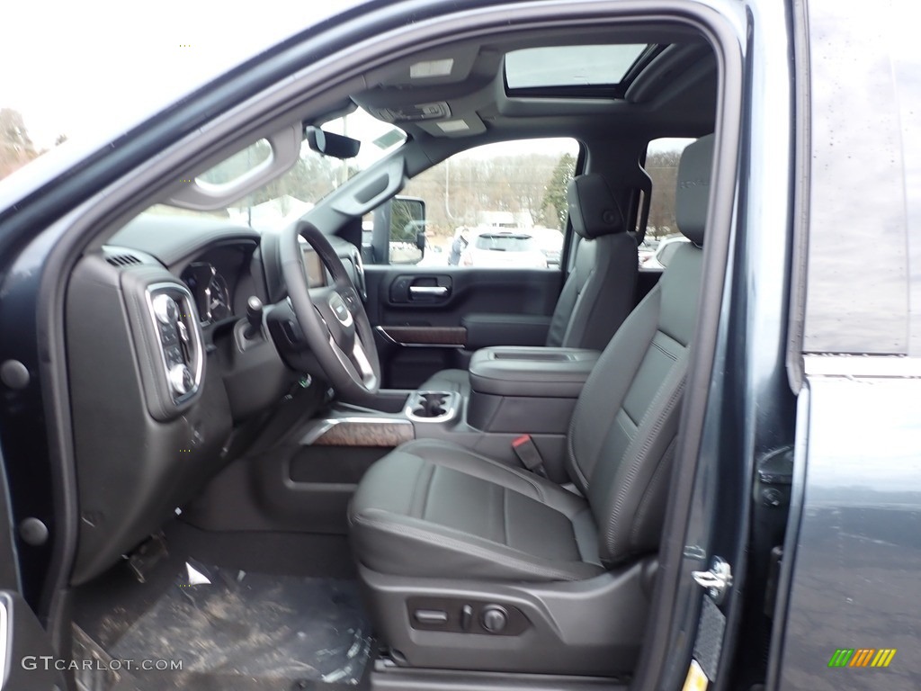 Jet Black Interior 2020 GMC Sierra 2500HD Denali Crew Cab 4WD Photo #136655921