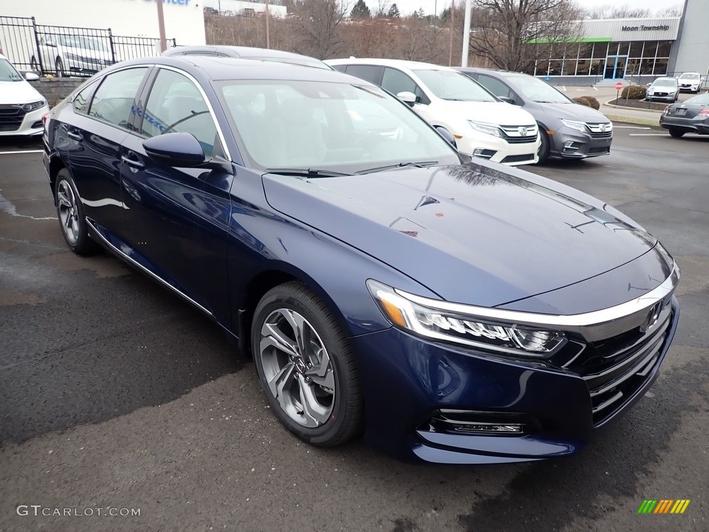 Obsidian Blue Pearl 2020 Honda Accord EX-L Sedan Exterior Photo #136656461