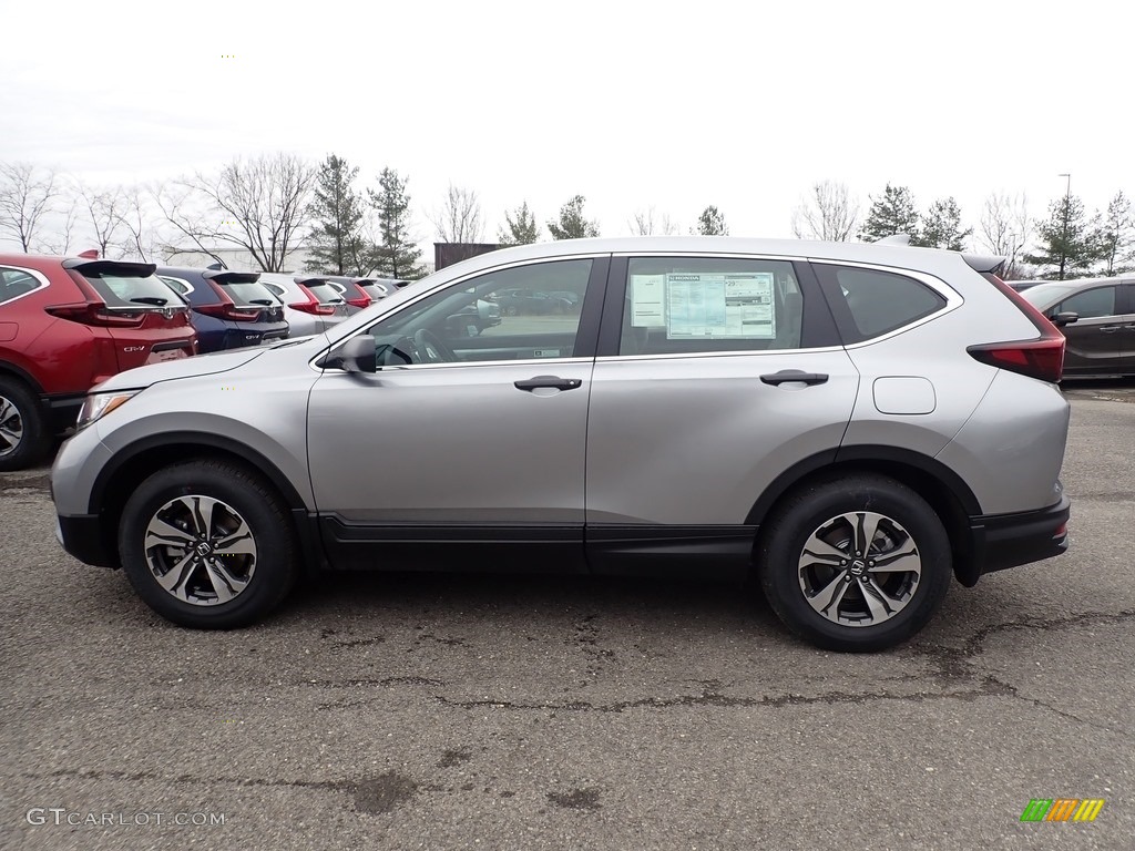 Lunar Silver Metallic 2020 Honda CR-V LX AWD Exterior Photo #136656764