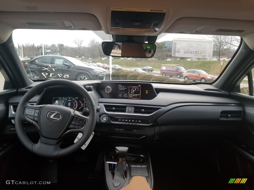 2020 Lexus UX 200 F Sport Glazed Caramel Dashboard Photo #136657061
