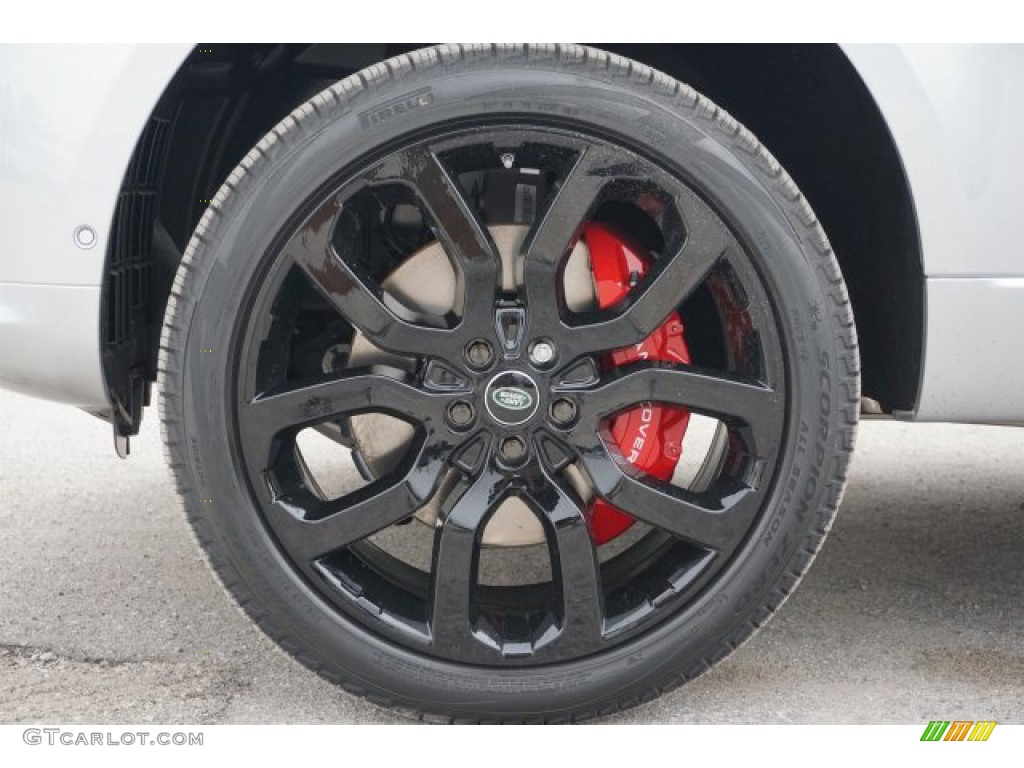 2020 Range Rover Sport HSE Dynamic - Indus Silver Metallic / Ebony/Ebony photo #9