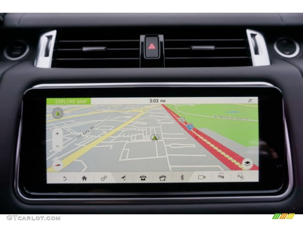 2020 Range Rover Sport HSE Dynamic - Indus Silver Metallic / Ebony/Ebony photo #14