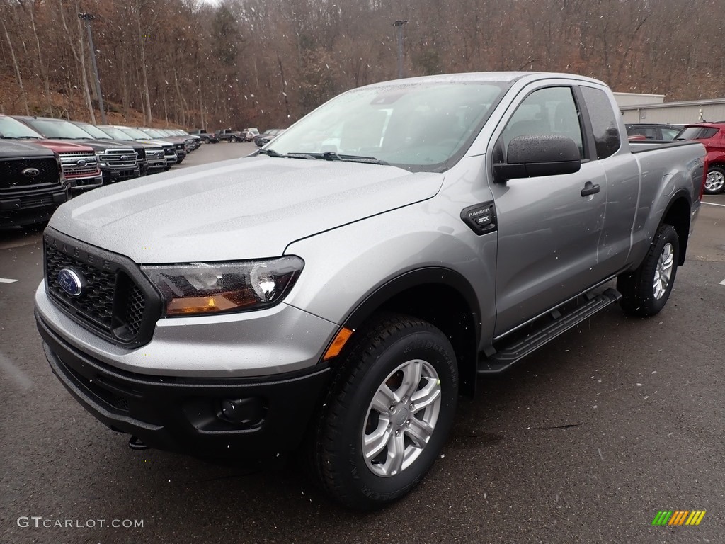 Iconic Silver 2020 Ford Ranger STX SuperCab 4x4 Exterior Photo #136658120