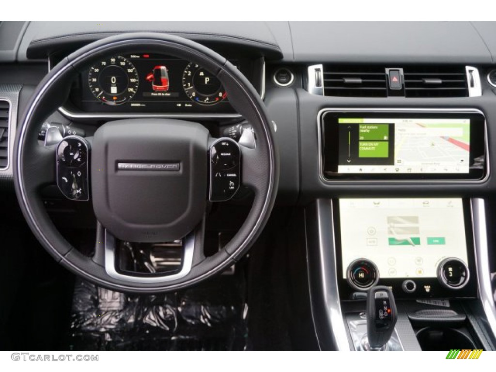 2020 Range Rover Sport HSE Dynamic - Indus Silver Metallic / Ebony/Ebony photo #27