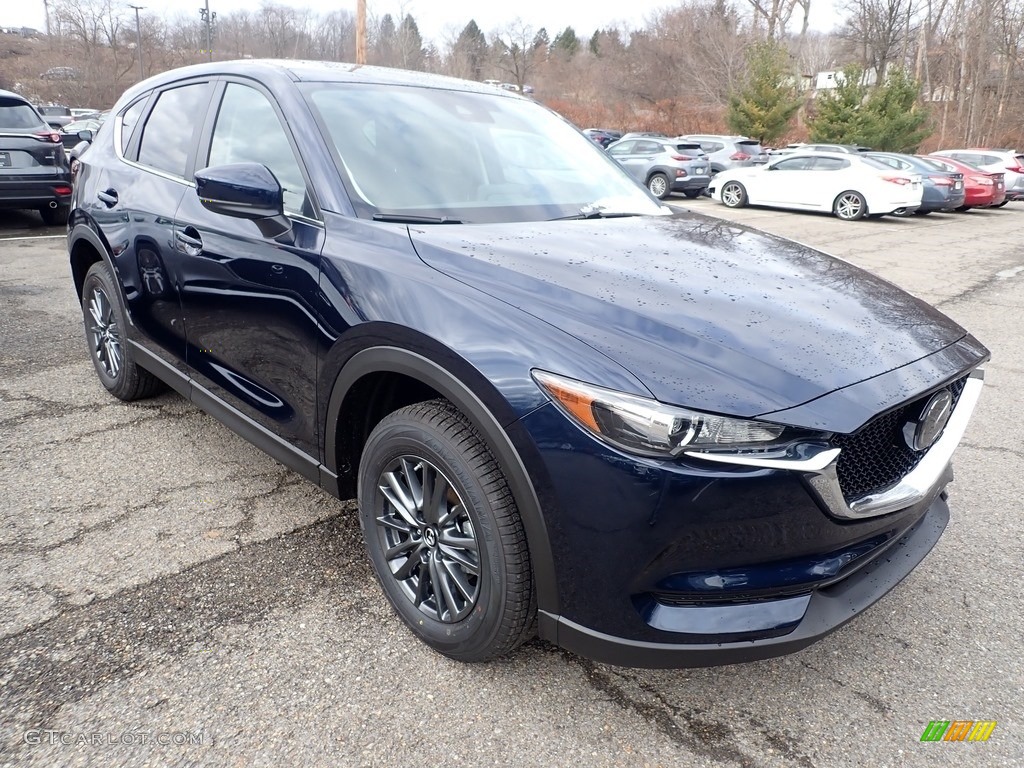 Deep Crystal Blue Mica 2020 Mazda CX-5 Touring AWD Exterior Photo #136658378