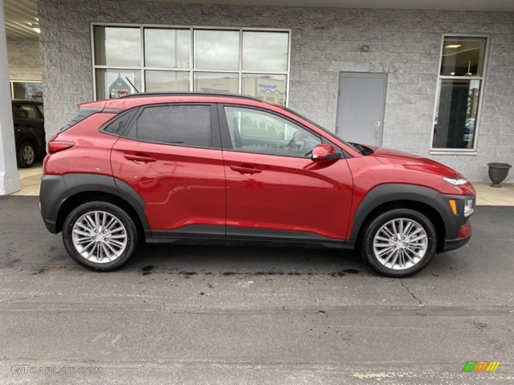 Pulse Red 2020 Hyundai Kona SEL AWD Exterior Photo #136658480