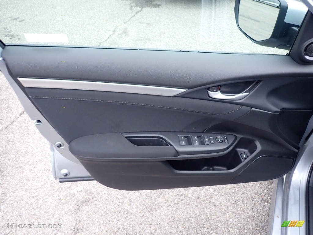 2020 Honda Civic EX Sedan Black Door Panel Photo #136658684