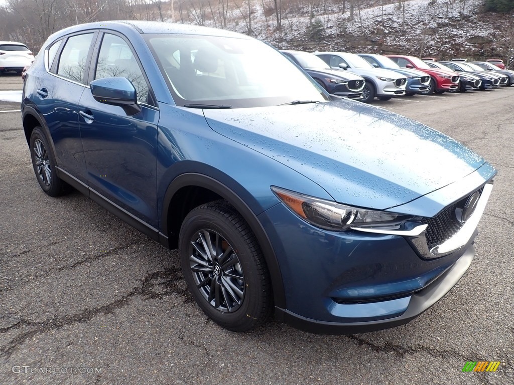 2020 CX-5 Sport AWD - Eternal Blue Mica / Black photo #3