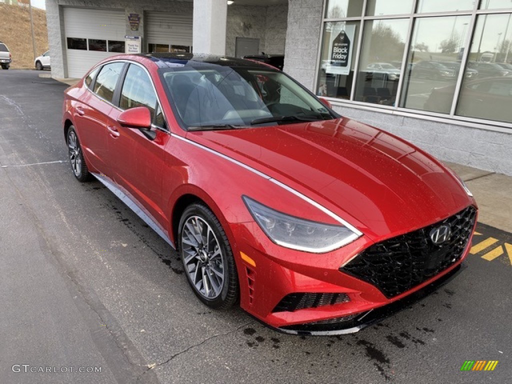Calypso Red 2020 Hyundai Sonata Limited Exterior Photo #136659251