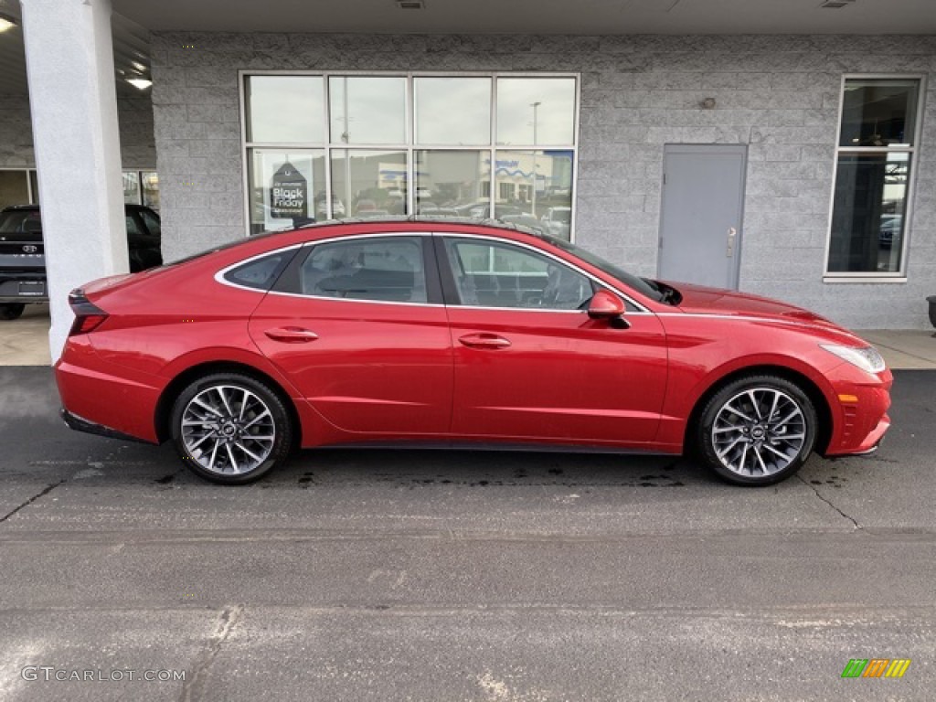 Calypso Red 2020 Hyundai Sonata Limited Exterior Photo #136659278