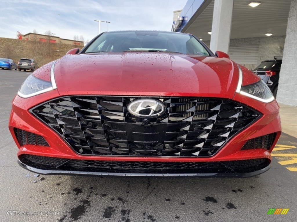 Calypso Red 2020 Hyundai Sonata Limited Exterior Photo #136659401