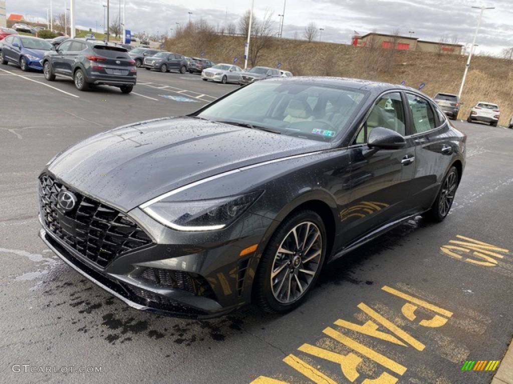 2020 Sonata Limited - Portofino Gray / Dark Gray photo #7