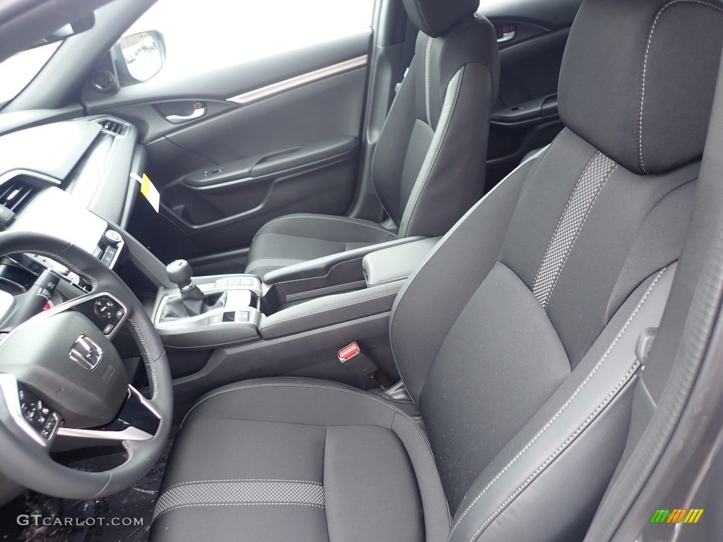 Black Interior 2020 Honda Civic Sport Sedan Photo #136661721