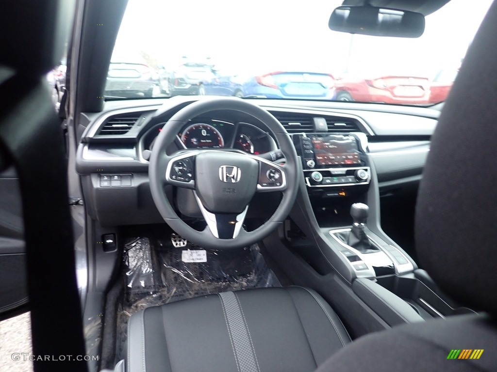 2020 Honda Civic Sport Sedan Black Dashboard Photo #136661762