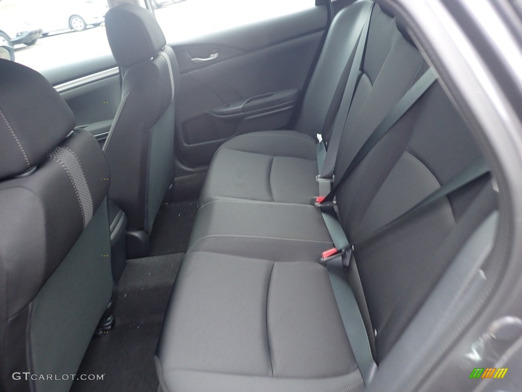 2020 Civic LX Sedan - Modern Steel Metallic / Black photo #10