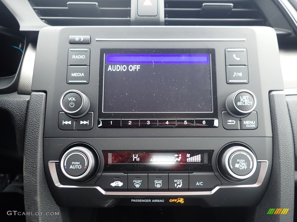 2020 Civic LX Sedan - Modern Steel Metallic / Black photo #14