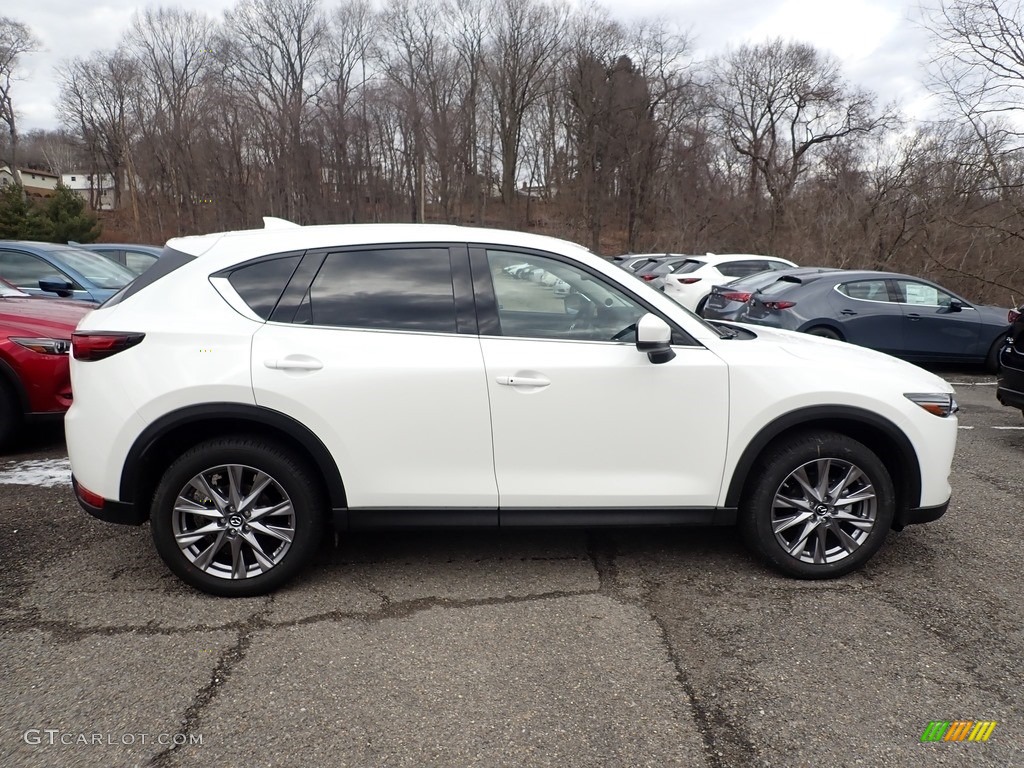 Snowflake White Pearl 2020 Mazda CX-5 Grand Touring AWD Exterior Photo #136662347
