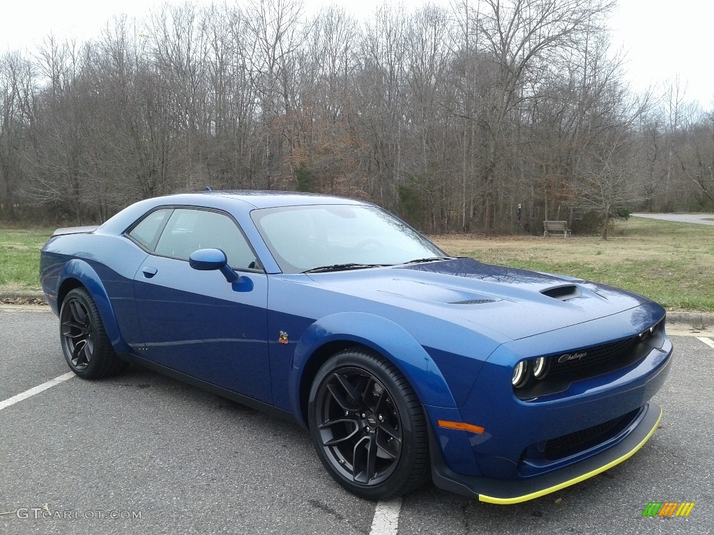 IndiGo Blue 2020 Dodge Challenger R/T Scat Pack Widebody Exterior Photo #136662779