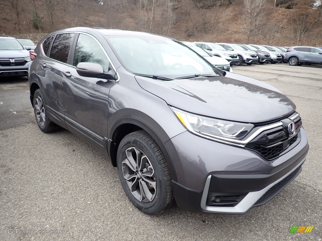 2020 CR-V EX AWD - Modern Steel Metallic / Gray photo #5